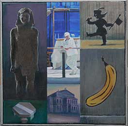 Durchblick II, Acryl auf Leinwand, 30 x 43, 2006, Dieter Mulch